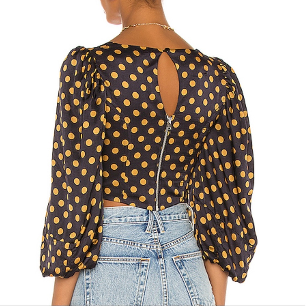 For Love & Lemons Lark Blouse - Picture 2 of 2